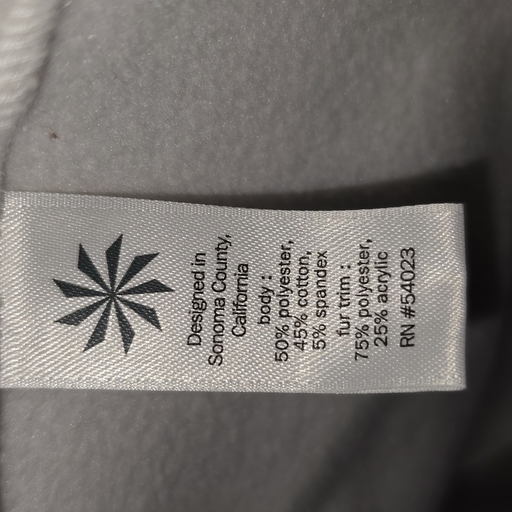 Athleta Apres Anything Sherpa Fleece Vest Oatmeal Heather Women's Size S - Picture 10 of 14